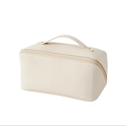 Portable Ins Advanced Sense Internet Trendy Cosmetic Bag Partition PU Pillow Bag Cosmetic Bag Large Capacity Washes Storage Bag