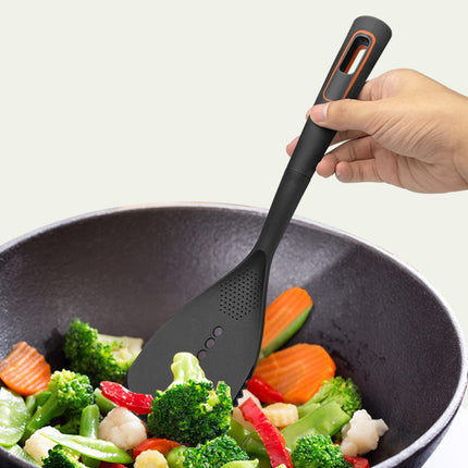 Outdoor camping stainless steel barbecue tools knife and fork suit nylon kitchenware spoon shovel cloth gift box wholesale