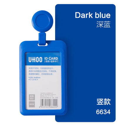 Youhe work permit work card with lanyard work card doctor nurse badge label easy pull buckle student card school