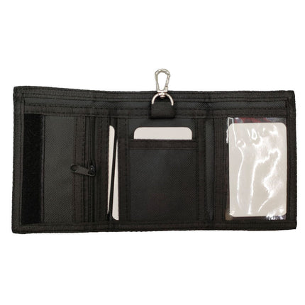 Cross-border Foreign Trade Rope Printed Wallet Mountaineering Buckle Long Three-fold Wallet Portable Coin Purse for Students and Children