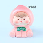 Solid pearlescent peach