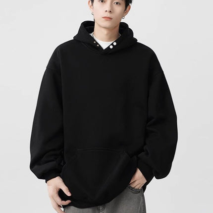 2024 American Heavy Hooded Sweater Men's Autumn Fashion Brand Casual Couple Hoodie High Street All-match Loose Jacket