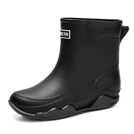 Cross-Border Rain Boots for Women 2025 German Mid-Calf Chelsea Outdoor Waterproof Work Men's Rubber Shoes Waterproof and Non-Slip