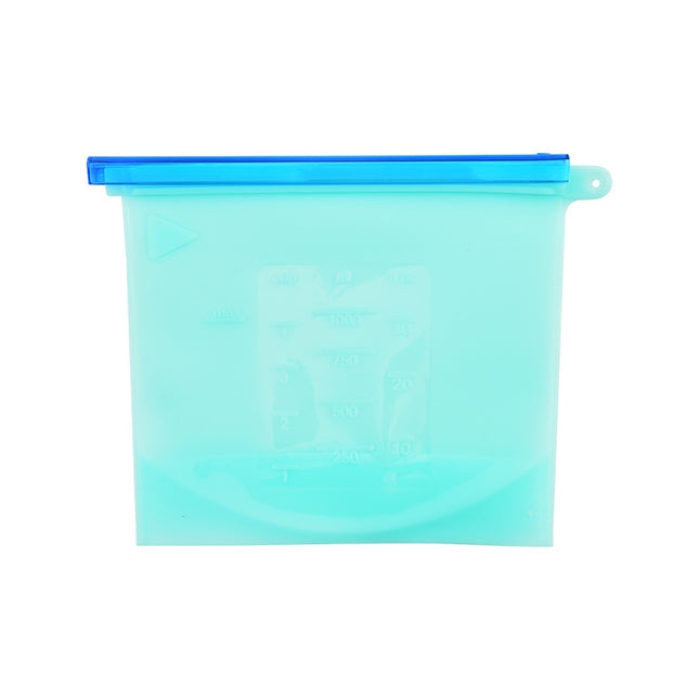 Sealed bag food grade fresh-keeping bag refrigerator vegetable and fruit storage bag sealed bag with pull rod silicone fresh-keeping bag