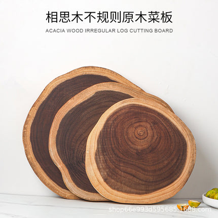 Creative Simple Solid Wood Cutting Board Natural Acacia Cutting Board Cutting Board Cutting Board Fruit Cutting Board Original Cutting Board