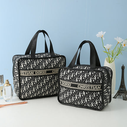 New Houndstooth Cosmetic Bag Large Capacity Ins Style Satchel Cosmetic Cosmetics Bag Satchel Travel Toiletry Bag