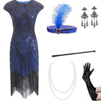 Blue [dress + accessories]] / S