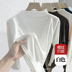 White [brushed long-sleeved t-shirt] / S【recommendation 37.5-45kg 】