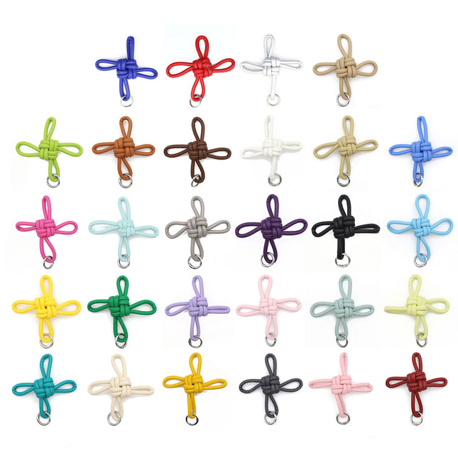 New Hand-woven Ruyi Knot Keychain Chinese Knot Car Bag Hanging Chain Accessories Keychain Hanging Ornaments