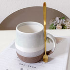 301-400ml / Green cup with spoon