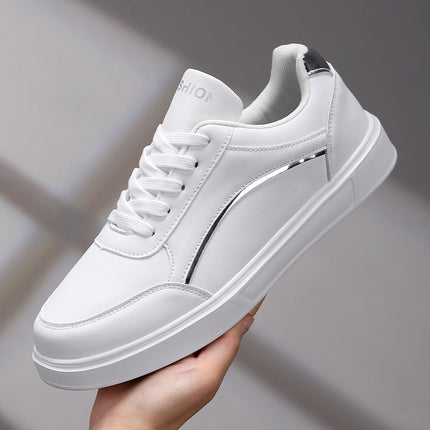 2025 Casual Fashion Sports Skateboard Shoes White Shoes Non-Slip Waterproof Breathable Women's Sneakers Versatile White Shoes