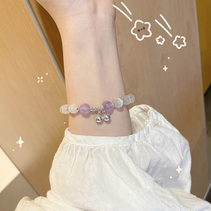 Bracelet Jewelry Cat's Eye Stone Crystal Butterfly Women's Bracelet Imitation Gray Moonlight Versatile Stylish Trendy Student Gift Starry