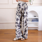 Plus size women's faux silk pants - pattern #4 / Suitable for 45.00kg -90.00kg