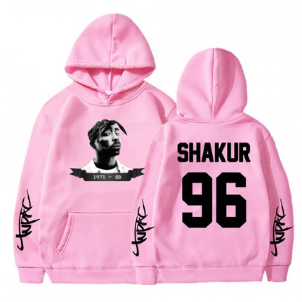 [Cross Border Code] Rapper 2pac Tupac Shakur 96 felpa Hoodie