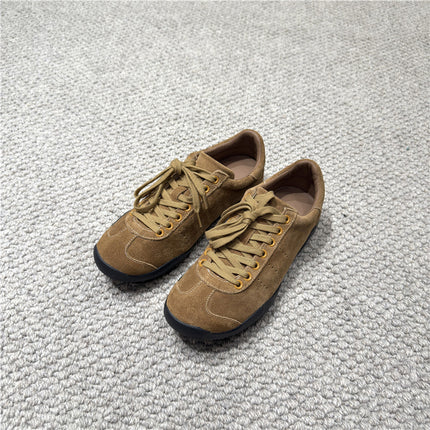 Women's Thick-Soled Casual Shoes 2025 Autumn New Comfortable Versatile Hiking Sneakers Board Shoes Agan Shoes