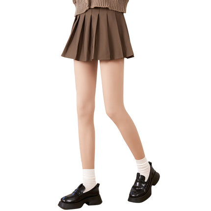 Beautiful Legs Concealer Double-Layer Bare-Leg Effect Pantyhose for Women, Autumn and Winter Fleece-Lined Thickened Natural-Looking Leggings