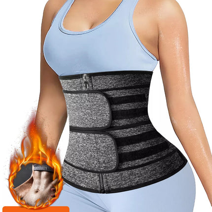 Women's Waist Trainer Neoprene Body Shaping Belt Abdominal Reduction Abdominal Sweat Body Shaping Exercise Waist