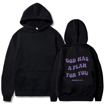 2023 Amazon Foreign Trade Women's Velvet Sweatshirt Plain Letter Print Kangaroo Pocket Drawstring Printed Hoodie