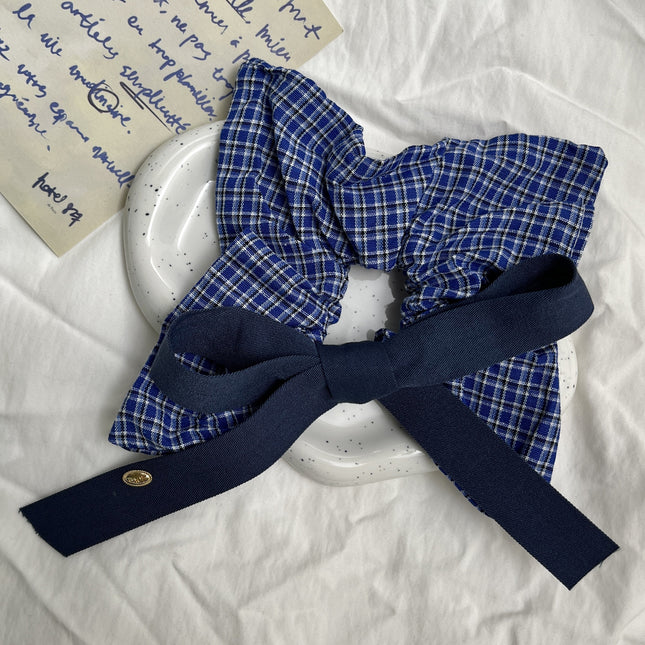 Pastoral Girl Square Scarf Hair Tie for Women, High-End Fairy-Like Square Headband Hair Rope 2025 New Hair Accessory