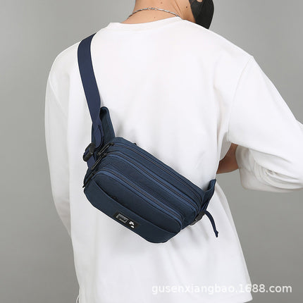 2025 New Couple Shoulder Bag Casual Small Satchel Canvas Ins Student Lightweight Mobile Phone Bag Crossbody Small Square Bag