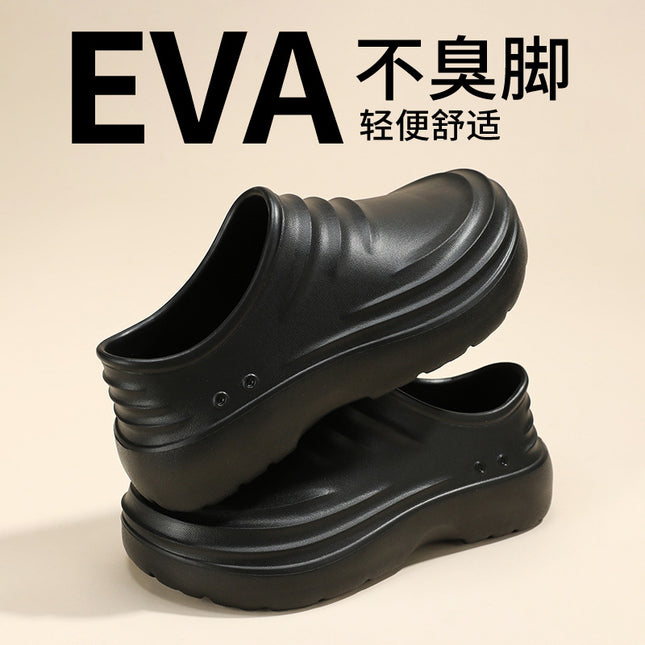 [Factory Direct Approval] Popular Chef Shoes Men's Kitchen Shoes Oil-Proof, Non-Slip, Waterproof Thick-Soled Large Size Rain Boots Work Shoes