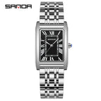 Steel belt silver and black [men's style]