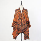 Slit scarf-orange
