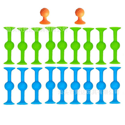 Cross-border Sucker Darts Sticky Music Suction Music Children's Creative Assembled Soft Building Blocks Personally Interactive Throwing Toys
