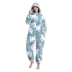 White Bear-Jumpsuit / S suitable for height 145-155