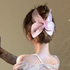 Tulle butterfly clip [girl pink]