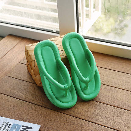 2023Ins New Eva Flip-Flops for Women, Summer Home Bathroom Non-Slip Soft-Soled Anti-Odor Flip-Flops
