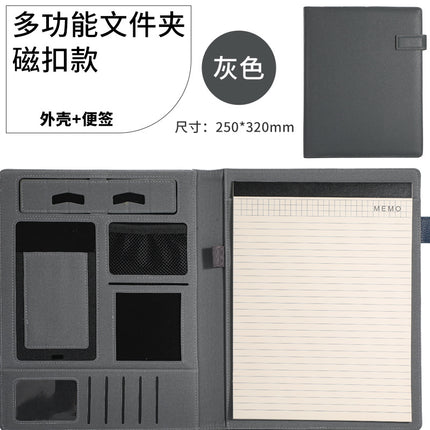 Multifunctional Document Information Booklet, Information Folder, Leather Manager Folder, Single Book