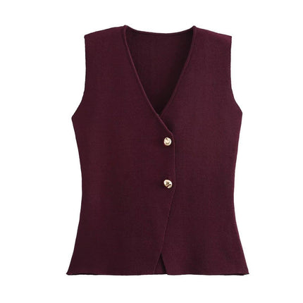 Foreign trade cross-border supply wholesale knitted vest fashion leisure cross-border supply cross-border supply wholesale new