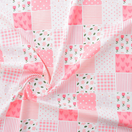 160cm cotton twill fabric pastoral floral cotton fabric handmade clothing bedding cotton flower flower
