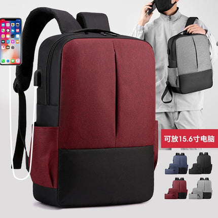 Men's Business Backpack Three-Piece Set Commuting Multi-Functional Backpack Fashionable and Versatile Business Trip Computer Bag Wholesale