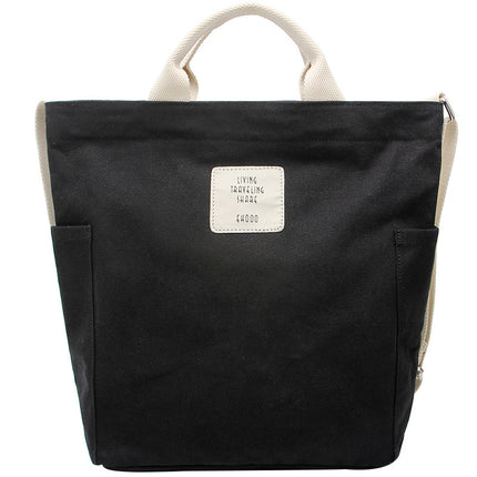 Factory Direct cotton color portable canvas bag shoulder bag female campus versatile large capacity messenger bag student bag
