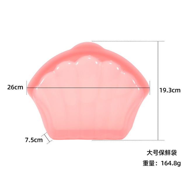 Silicone Fresh-Keeping Bag Food Repackaging Bag Silicone Bag Refrigerator Fresh-Keeping Bag Household Storage Edible Food-Grade Food Sealing Bag