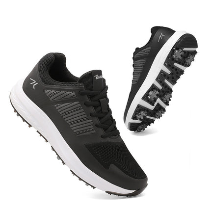 X68 Golf Shoes for Men and Women, Breathable Broken Nails, Movable Nails, Non-Slip Outdoor Casual Sports Shoes