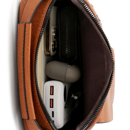 Men's Shoulder Bag Portable Foreign Trade 2025 New Fashionable Crossbody Bag Casual Outdoor Southeast Asian Cross-border Shoulder Bag Men's Bag