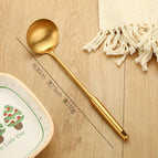 Golden hot pot spoon