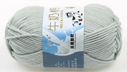 Five-Strand Milk Cotton Wool Ball Wholesale Medium Thick Thread Crochet Doll Shoes Scarf Handmade DIY Knitting Material Package