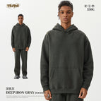 Dark Iron Grey-Hoodie / S