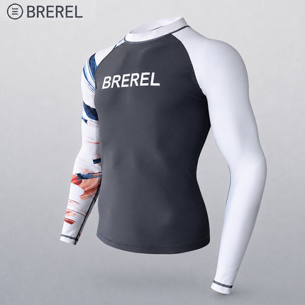 Sun Protection Swimsuit Men's Surfing Suit Split Quick-Drying Tight Jellyfish Suit Snorkeling Suit Wetsuit Full Body Long-Sleeved Trousers