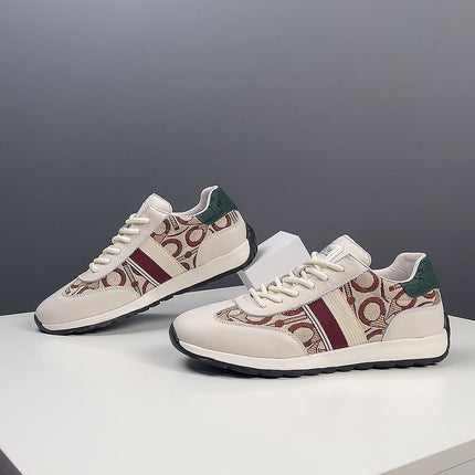 Boys Forrest Gump Shoes Sports Casual Shoes 2025 Spring New Leather Shoes Men's Trendy Brand Shoes Breathable All-match Single-layer Shoes for Men