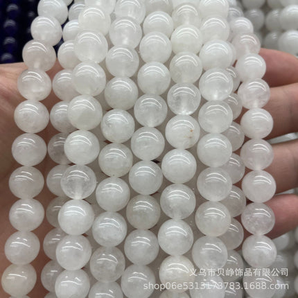 Wholesale high quality chalcedony aquamarine jasper aquatic grass jade loose beads semi-finished jewelry accessories DIY bracelet with beads