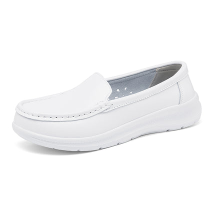 Nurse Shoes Women's Hole-In-The-Wall Soft Sole Breathable Non-Tiring Feet Hollow Summer Sandals Thick-Soled Air Cushion Medical Shoes