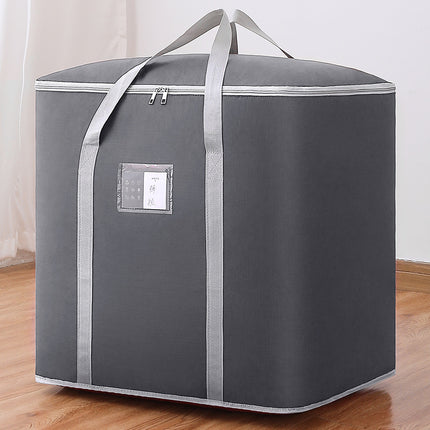 Quilt Storage Bag, Extra Large Capacity, Thickeneded Oxford Cloth, Special Moving, Packing and Organizing Woven Bag for Quilts and Clothing