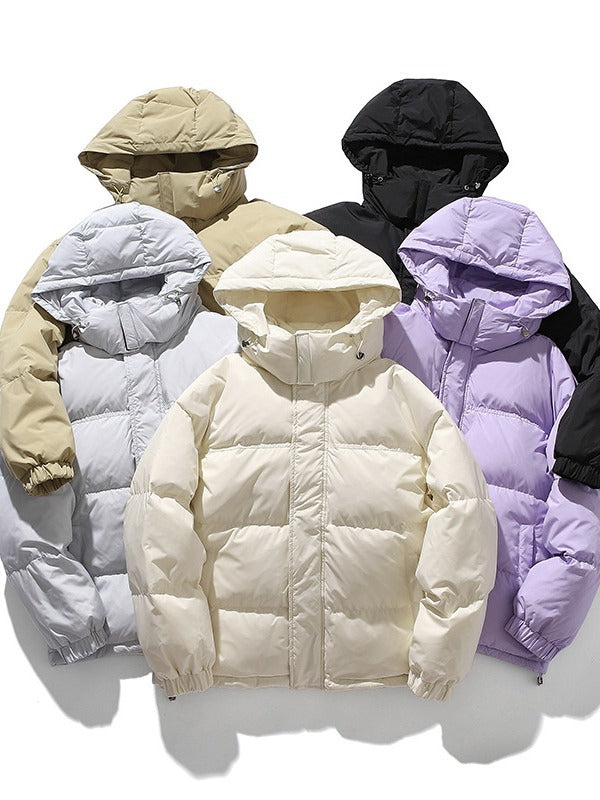 Men's down Jacket with Hood, Warm Trendy Brand, 90% White Duck down Coat, Winter Thickened Parka, Men's Clothing Wholesale