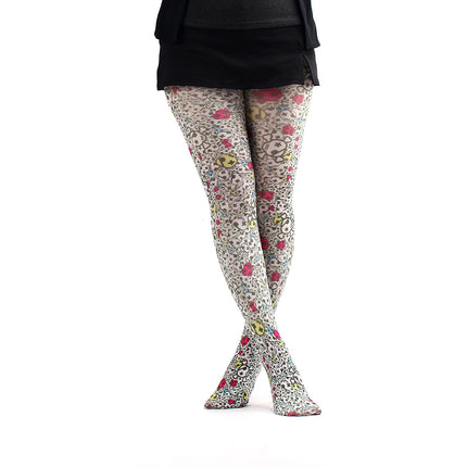Cross-Border Spring and Autumn Thin Pantyhose Women's Stockings Red Lip Plaid Star Print Pantyhose Leggings Summary Wholesale
