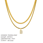 B / 14K Gold
